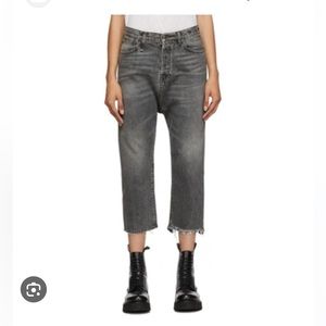 R13 Tailored Drop denim jeans in Leyton black